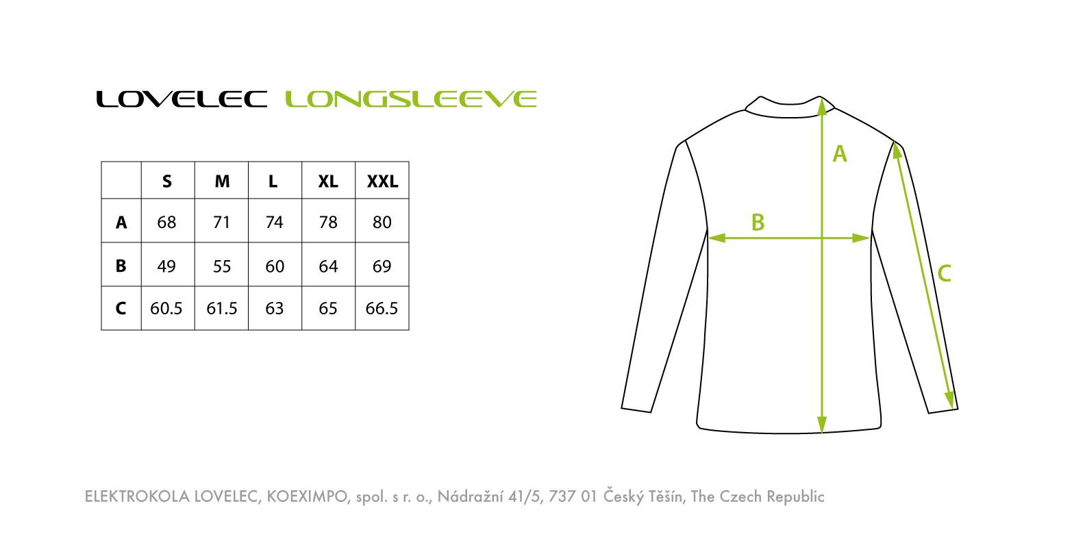 Longsleeve tabulka